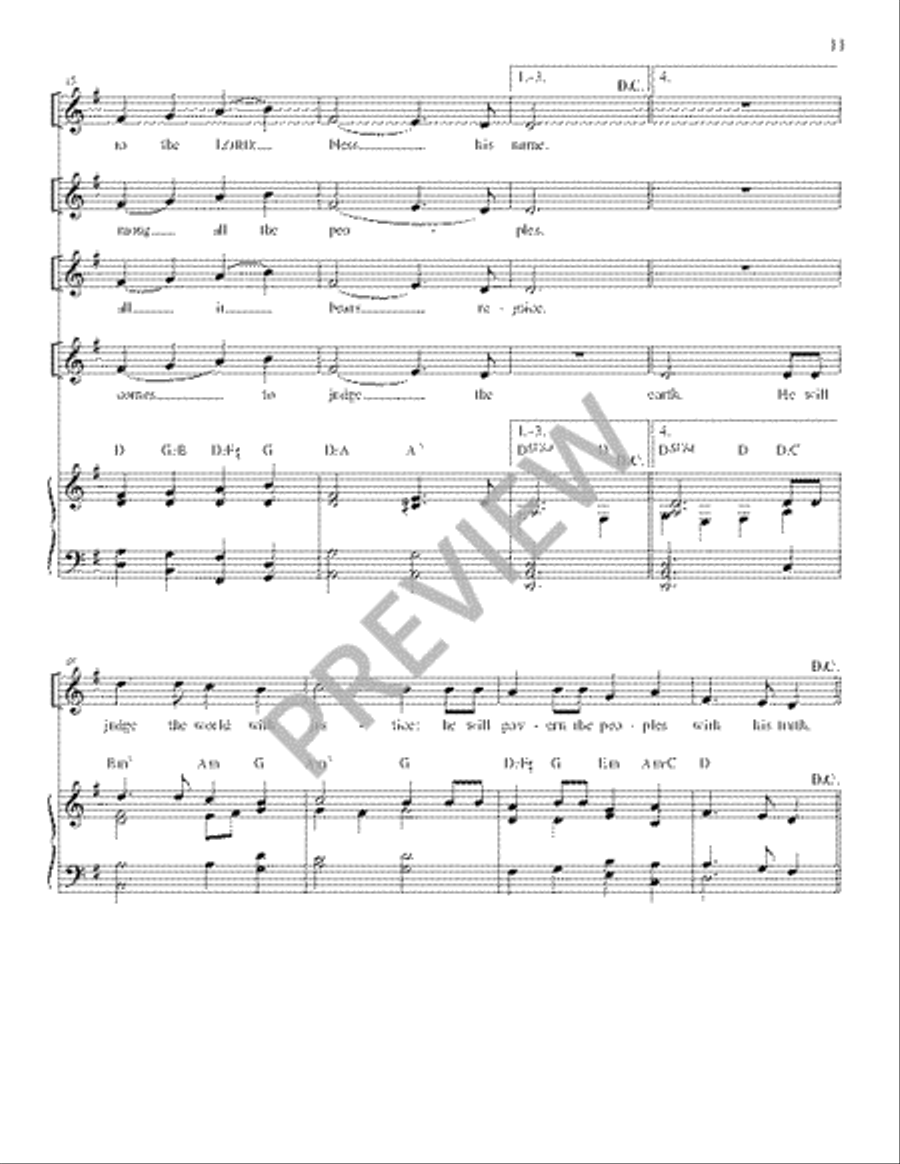 The Lyric Psalter, Solemnities, Feasts, and Other Occasions Piano scores gallery preview page 13