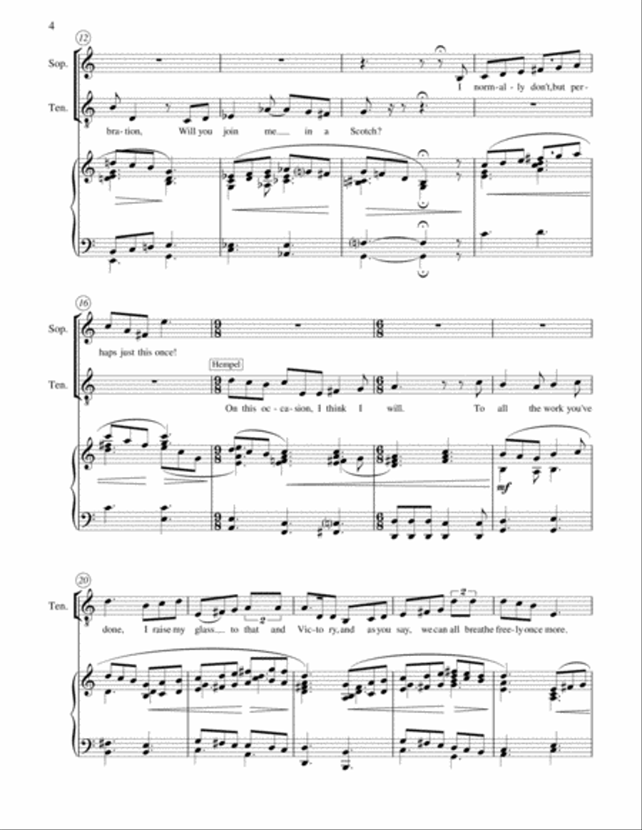 Breathe Freely (song from the opera Breathe Freely Piano scores gallery preview page 4