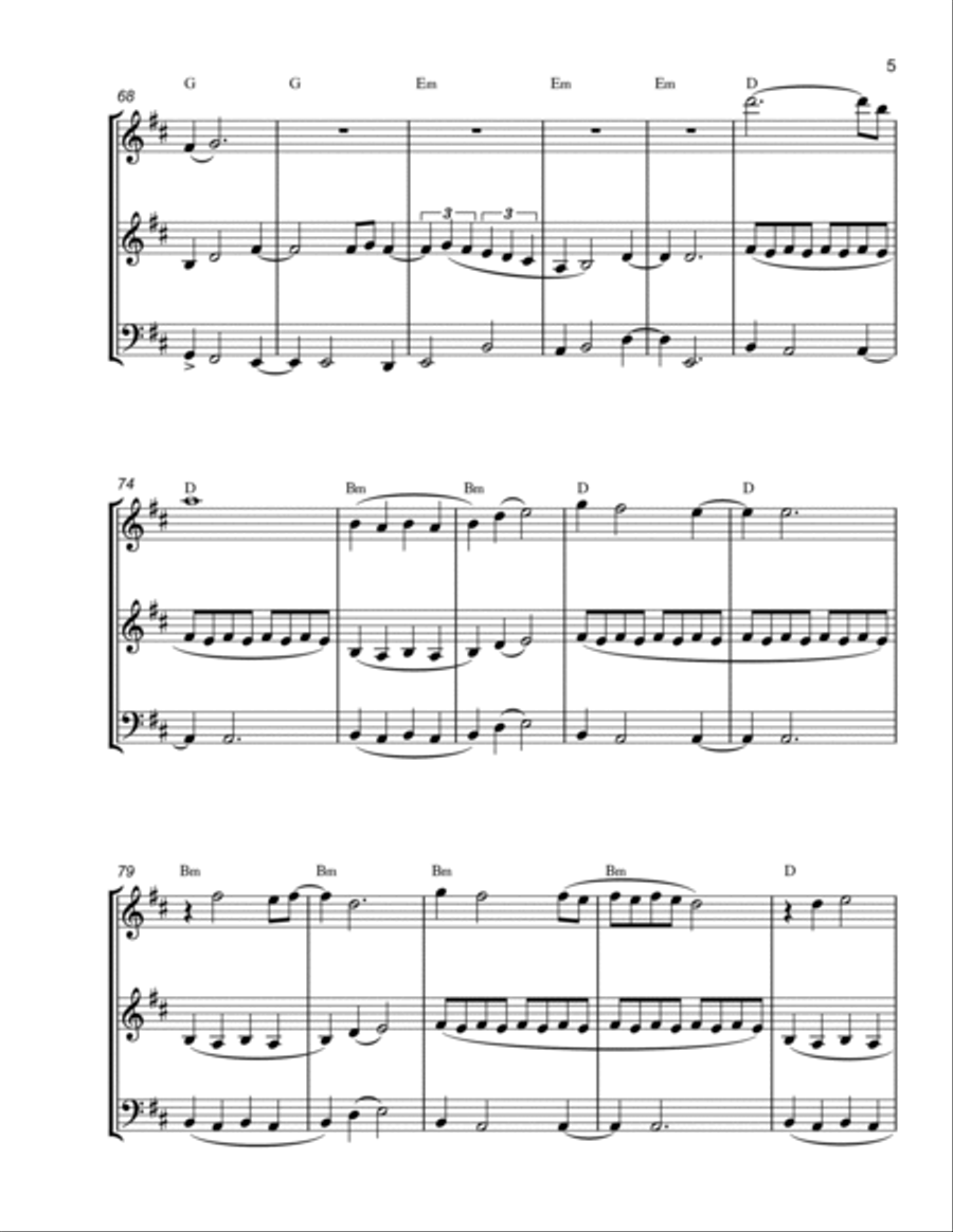 International Players Anthem (I Choose You) String Duet scores gallery preview page 5