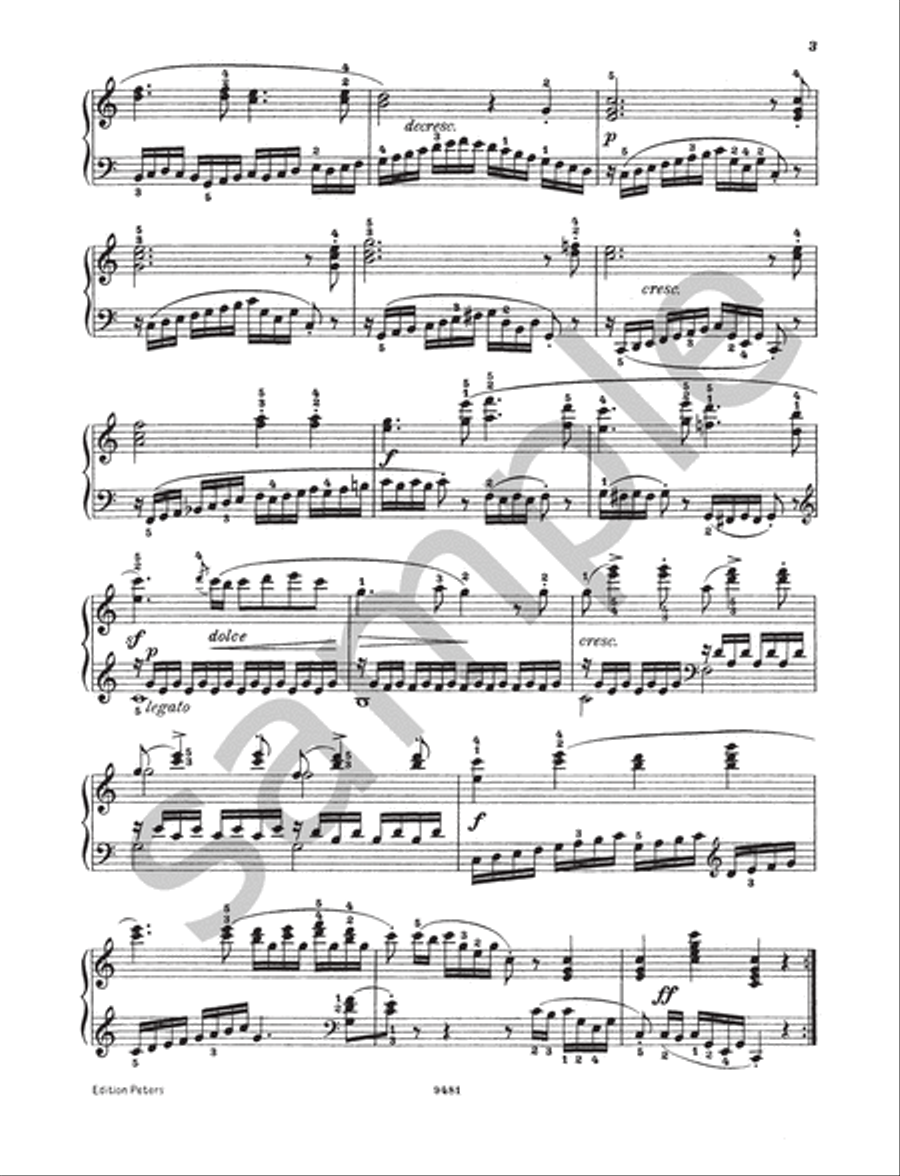 24 Studies for the Left Hand Op. 718 Piano Method scores gallery preview page 3