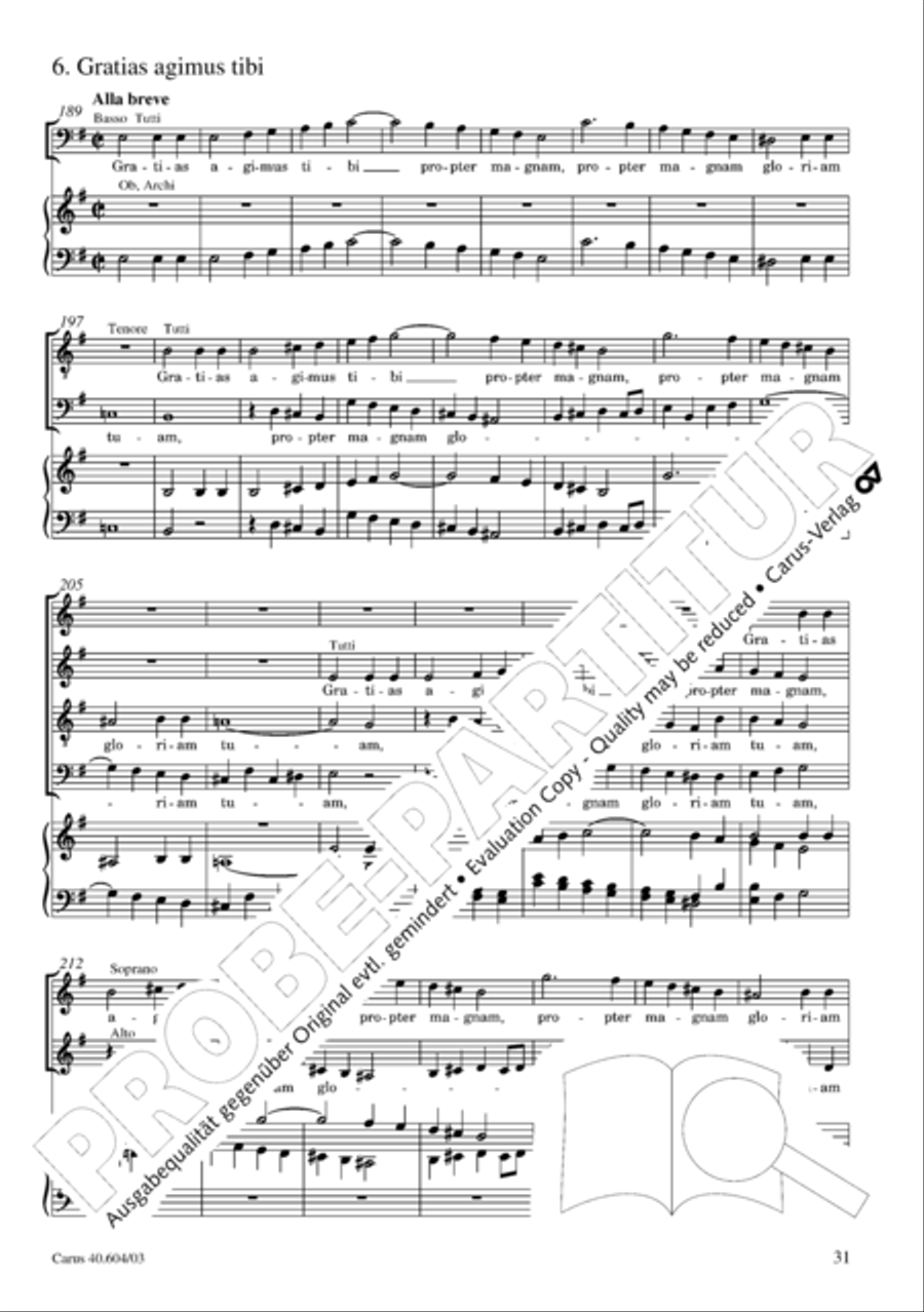 Grosse Mariazeller Messe in C 4-Part scores gallery preview page 40
