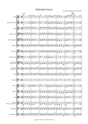 Hallelujah Chorus for School Orchestra (version two)