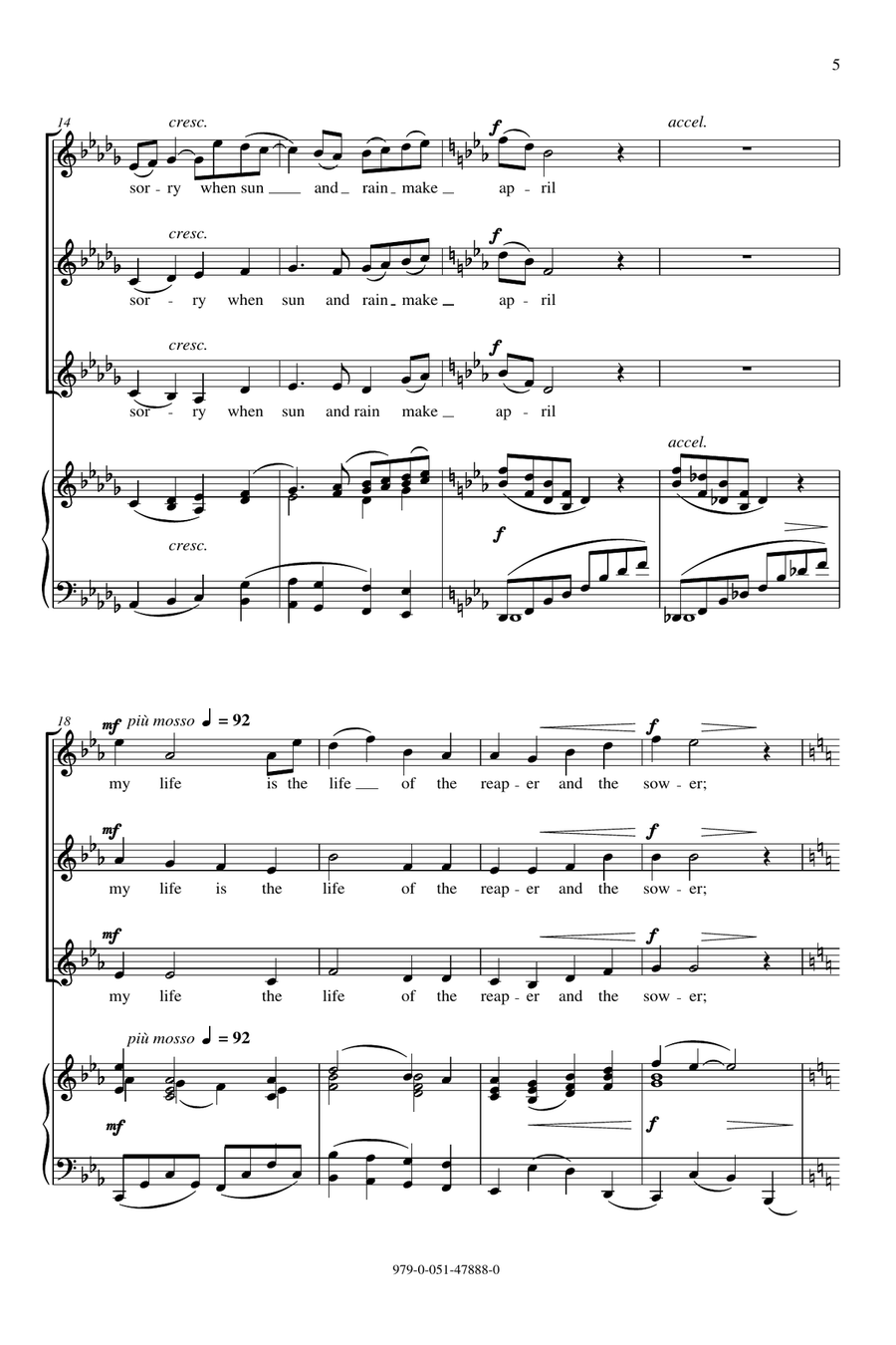 I Am A Little Church SSA scores gallery preview page 3