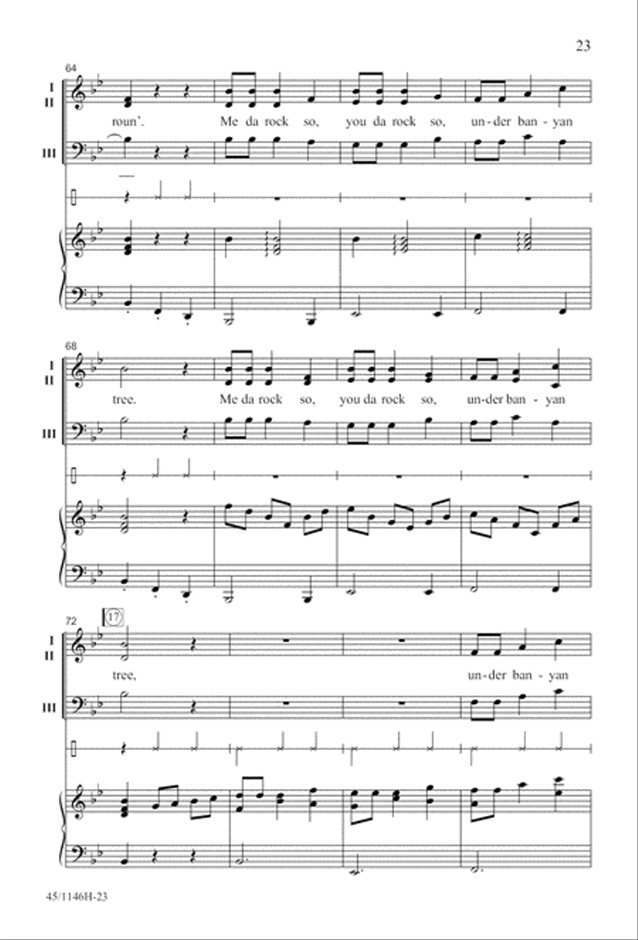 We Sing the World Around Choir scores gallery preview page 23