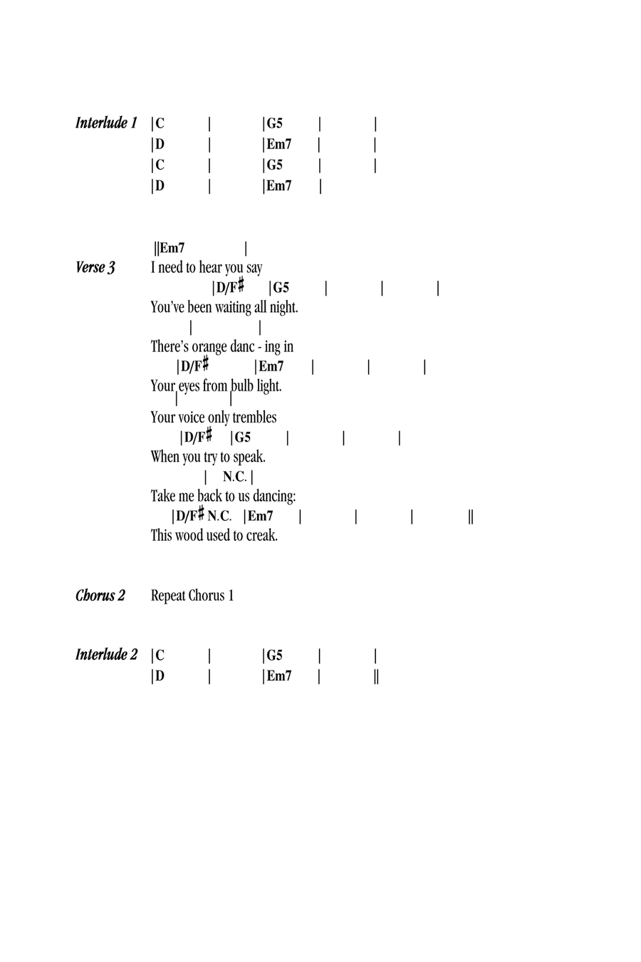 Something In The Orange Acoustic Guitar scores gallery preview page 3