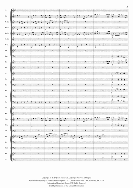 Bohemian Rhapsody for Concert band image number null