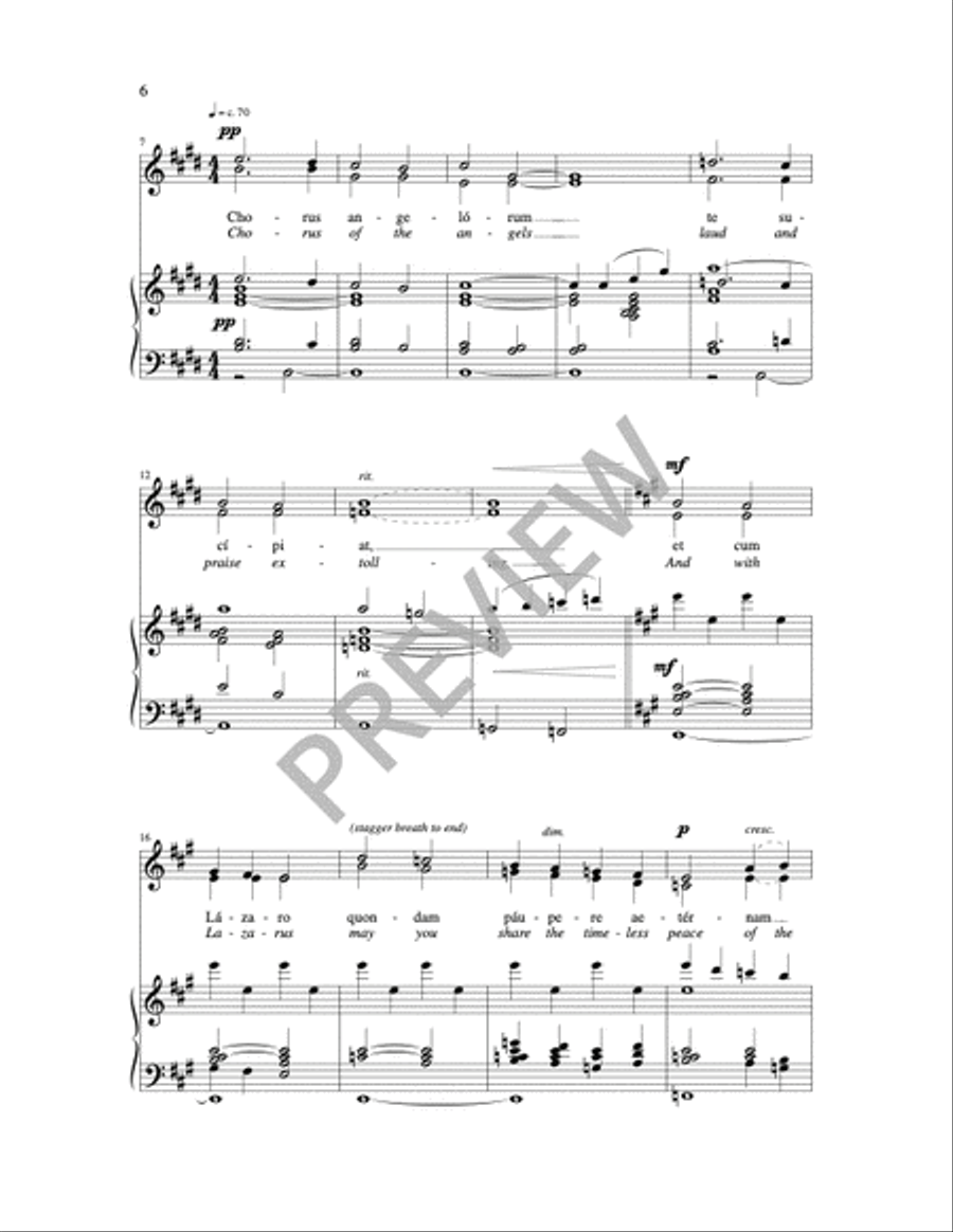 In Paradisum In Paradisum 4-Part scores gallery preview page 3
