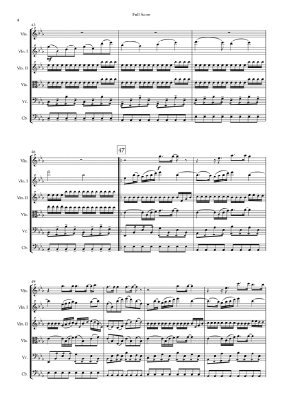 Fix You Cello scores gallery preview page 4