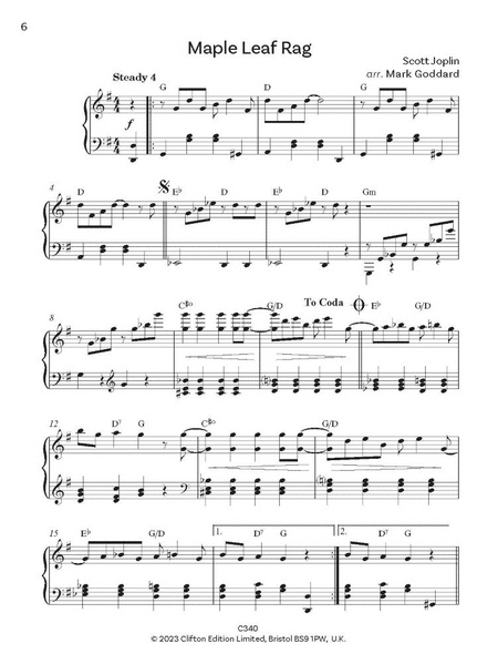 Simplest Joplin Rags. Piano