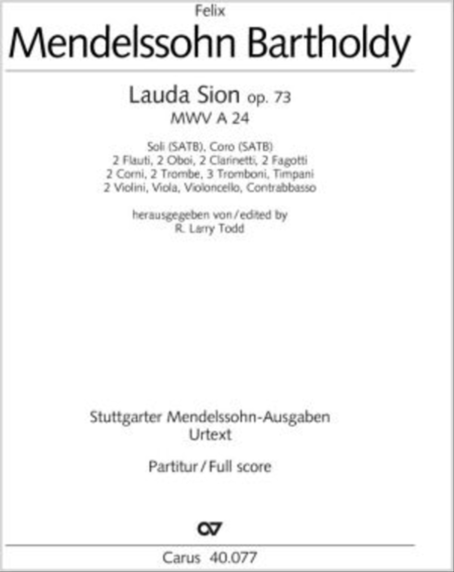 Lauda Sion 4-Part scores gallery preview page 1