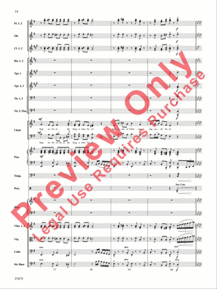Festival of Carols Choir scores gallery preview page 15