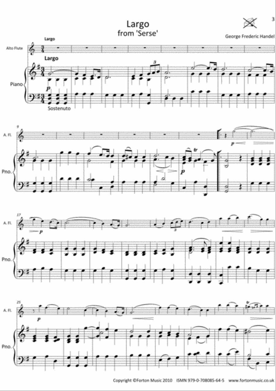 Solos for Alto Flute Book 2 Flute Solo scores gallery preview page 2