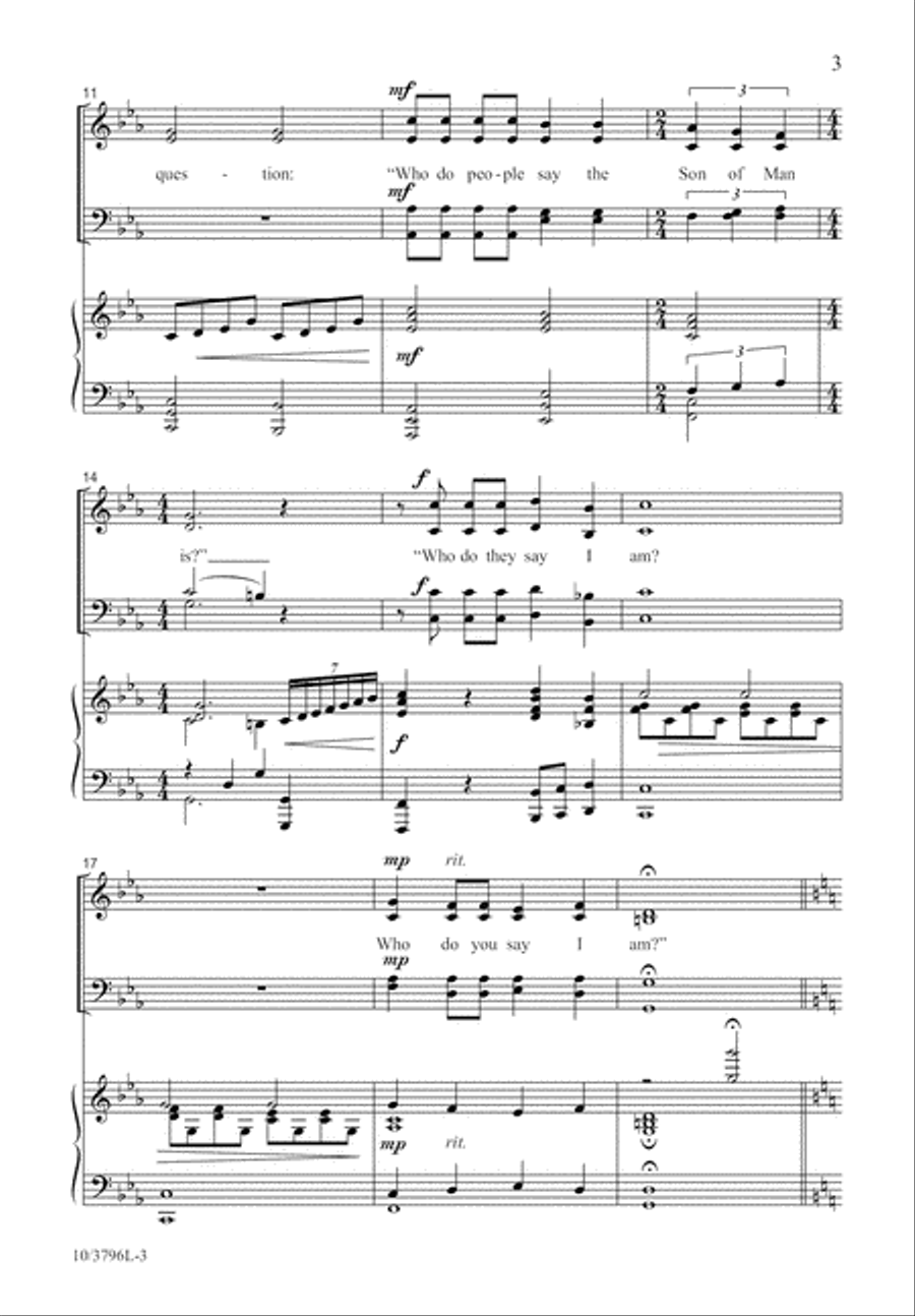 You Are the Christ! 4-Part scores gallery preview page 4