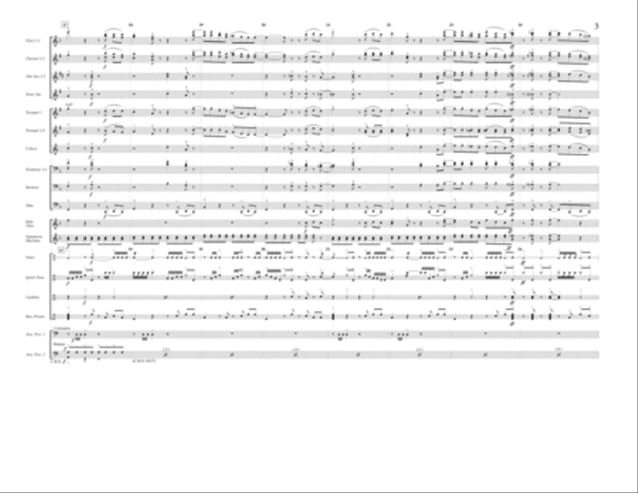 Lips Are Movin - Full Score Marching Band scores gallery preview page 3