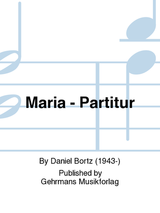 Maria - Partitur