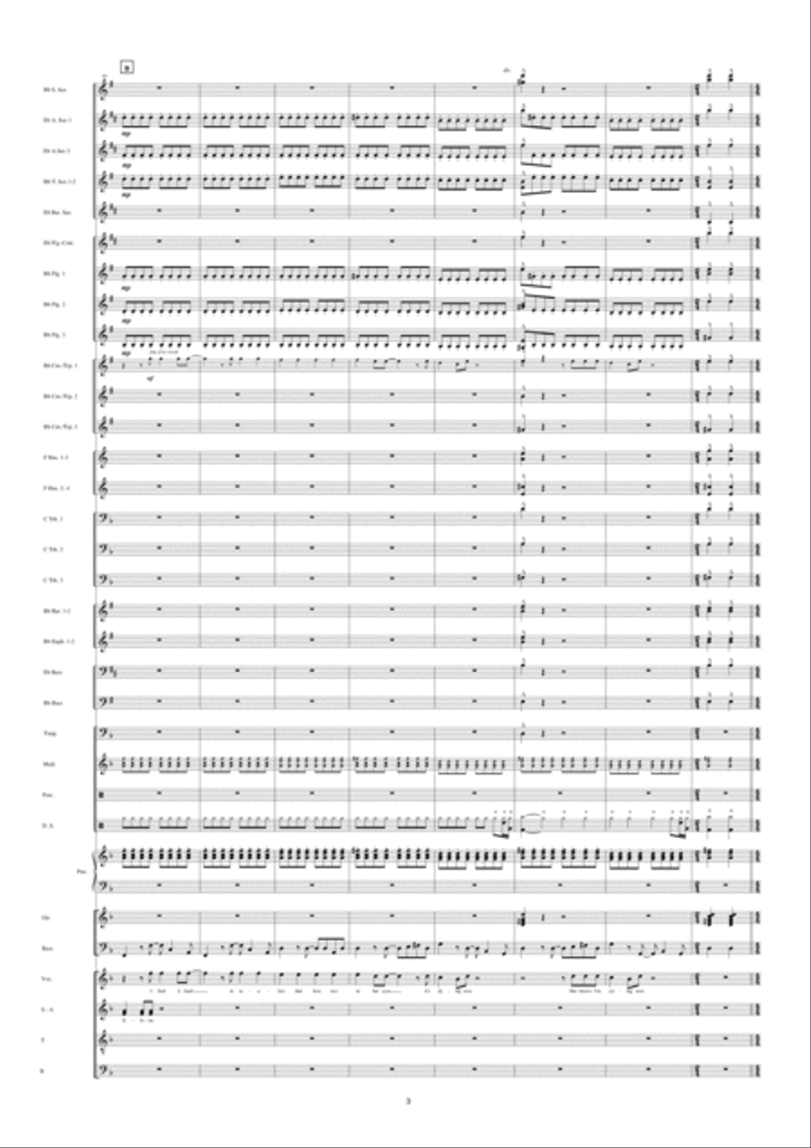 Eloise Eloise Fanfare Band scores gallery preview page 4