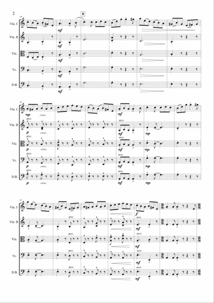 Coleraine Jigs Coleraine Jigs String Orchestra scores gallery preview page 2