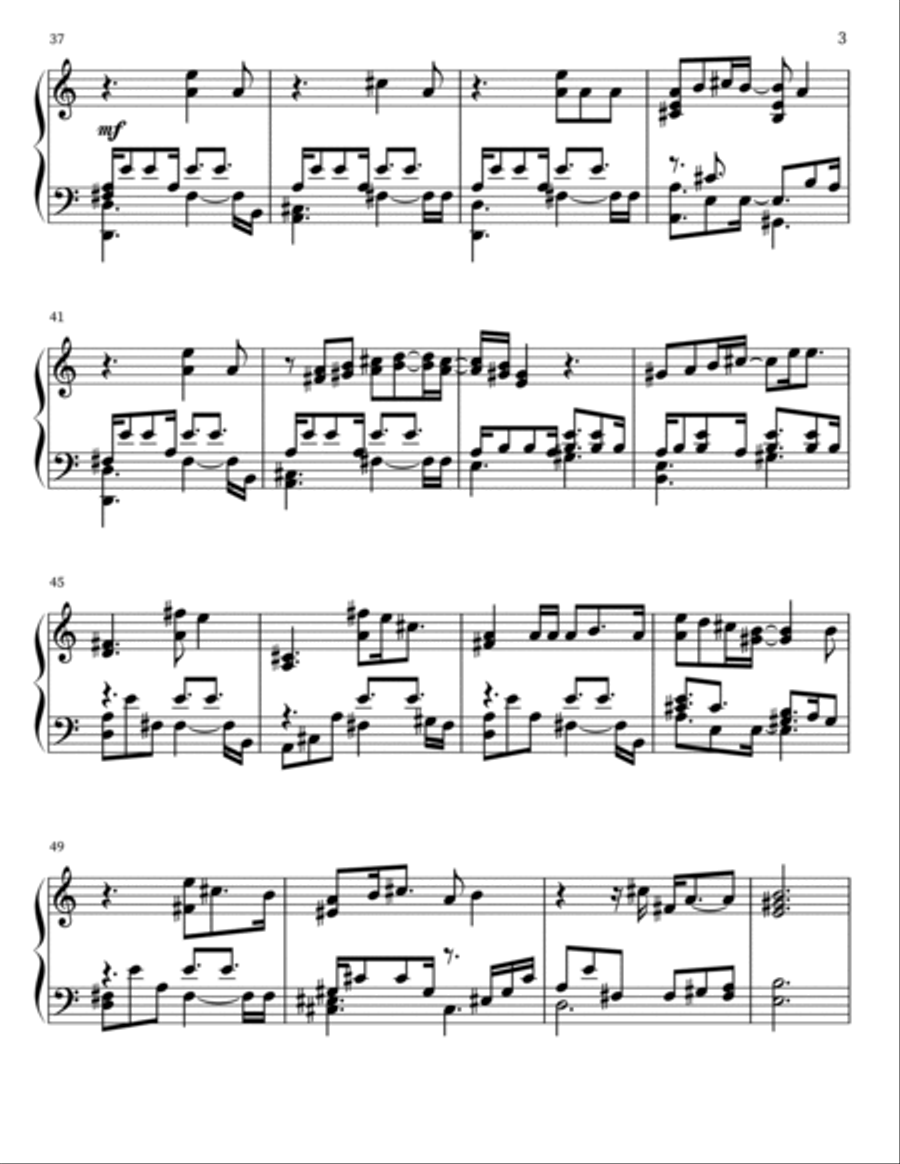 Ceilings Piano Solo scores gallery preview page 3