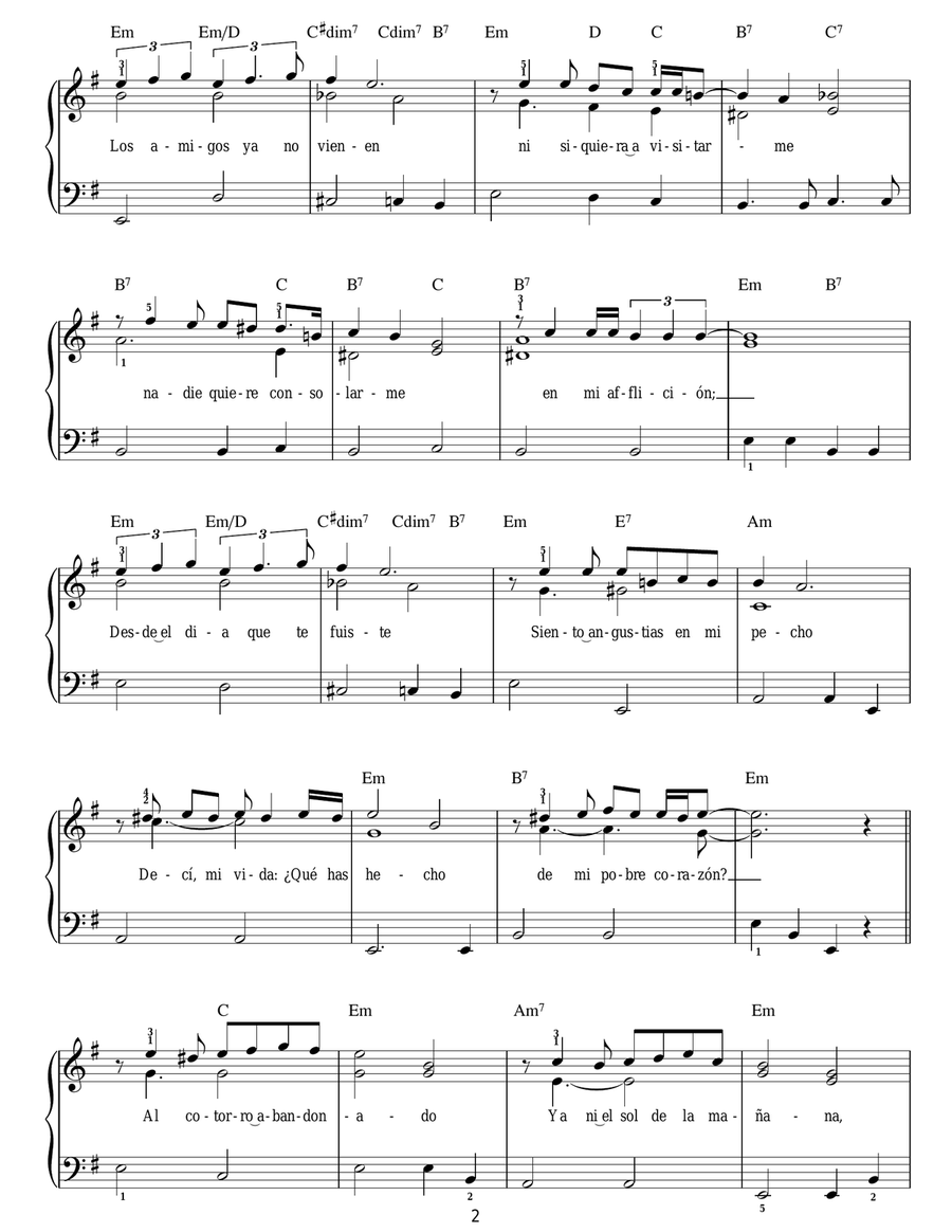 La Cumparsita Voice scores gallery preview page 2