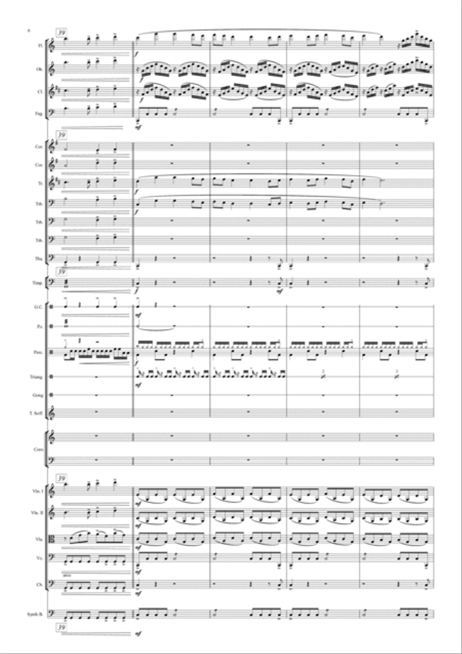 Top Gun Anthem Full Orchestra scores gallery preview page 6