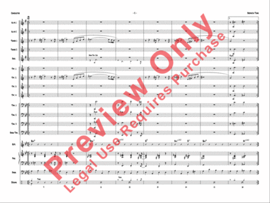 Bernie's Tune Jazz Ensemble scores gallery preview page 5