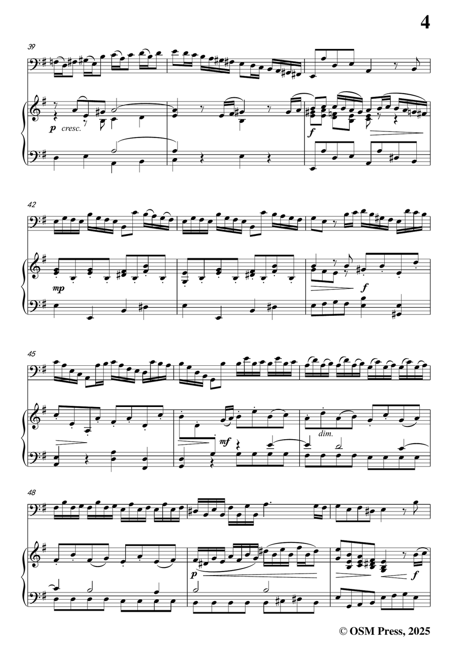 Vivaldi-Sonata No.5,in e minor,Op.14 No.5;RV 40 Piano scores gallery preview page 5