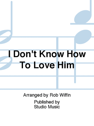 Book cover for I Don't Know How To Love Him