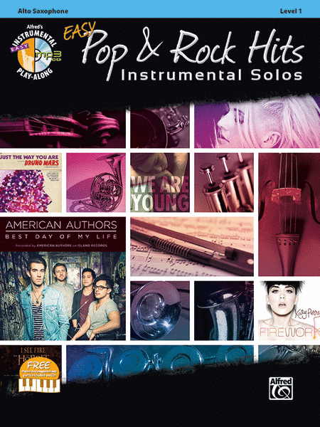 Easy Pop and Rock Hits Instrumental Solos for Strings (Alto Sax)
