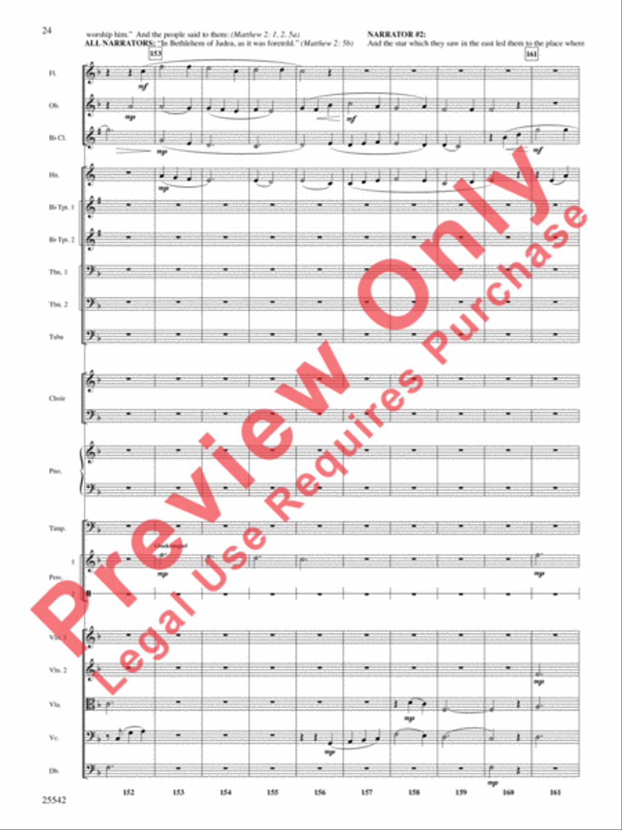 Glory to the Newborn King! Choir scores gallery preview page 25