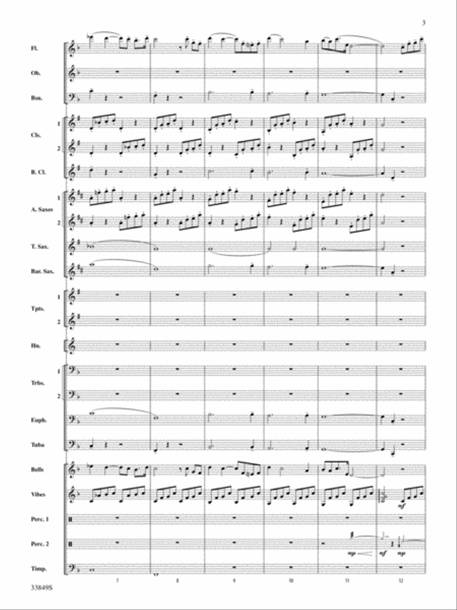 Fallen Heroes: Score Concert Band scores gallery preview page 3