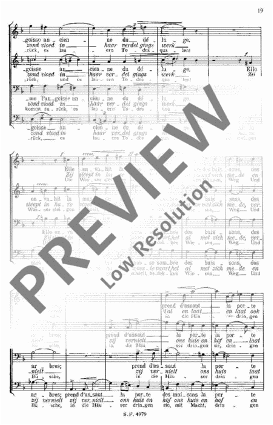 La Meuse La Meuse Men's Choir scores gallery preview page 20