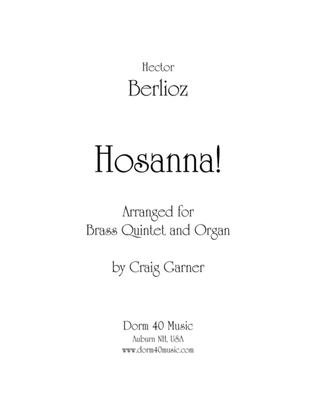 Book cover for Hosanna! (for Brass Quintet and Organ)