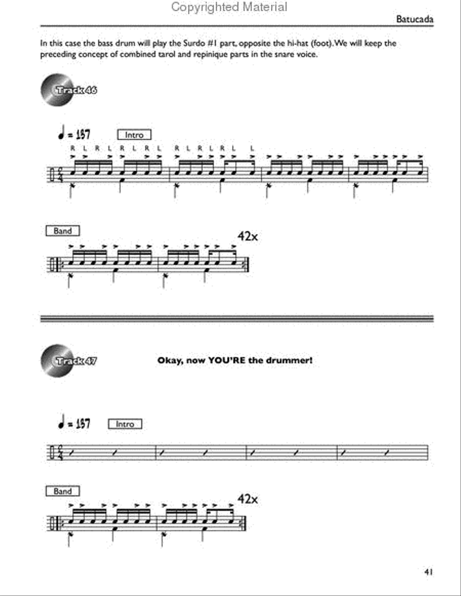 Grooves do Brasil Percussion scores gallery preview page 22