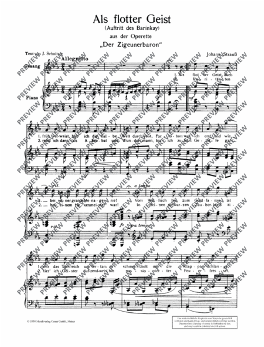 Als flotter Geist Als flotter Geist Voice Solo scores gallery preview page 3