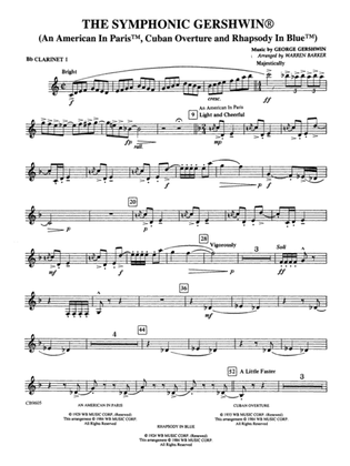 The Symphonic Gershwin: 1st B-flat Clarinet