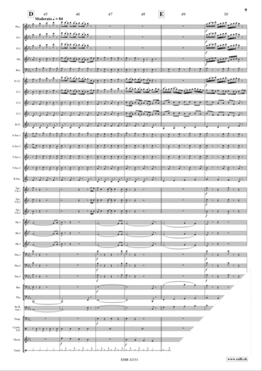 Toccata Toccata Concert Band scores gallery preview page 9