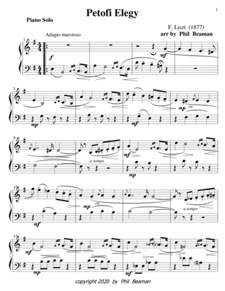 Petofi Elegy-Liszt-piano solo