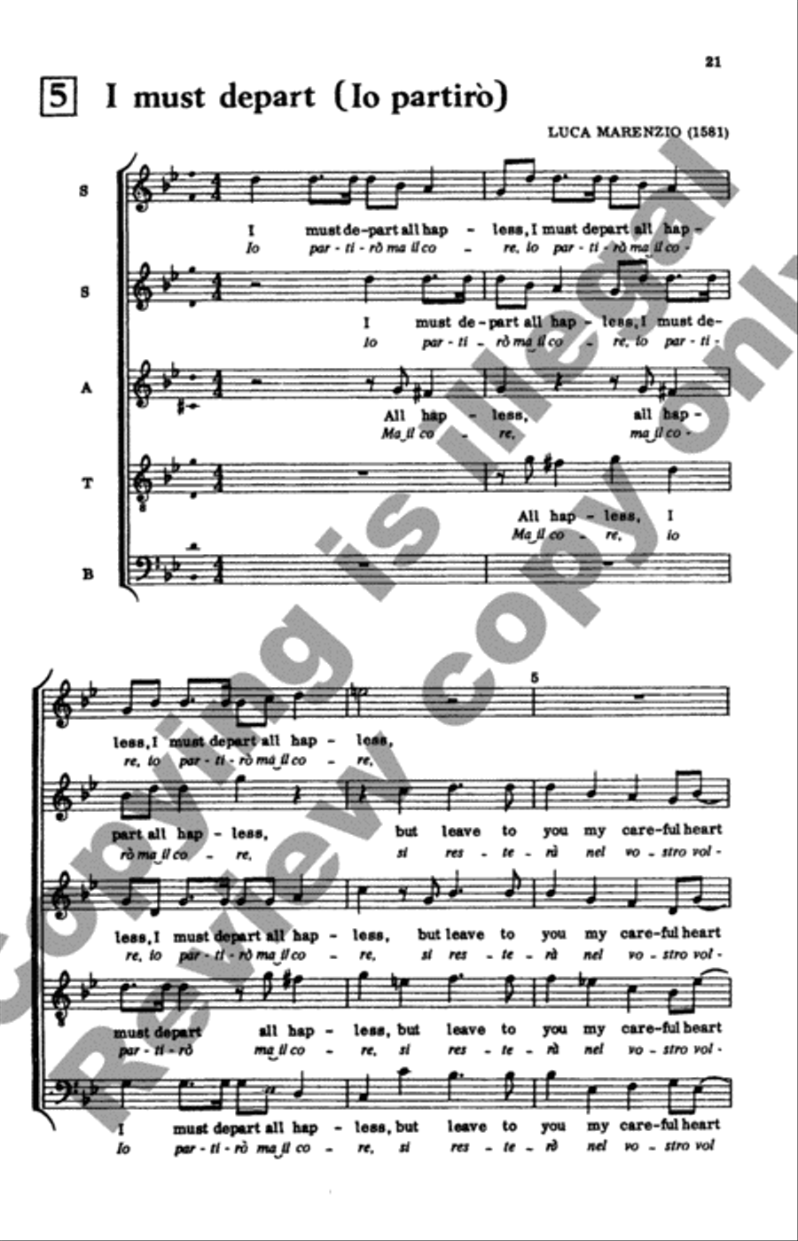 Invitation to Madrigals, Book 7 SSATB scores gallery preview page 14