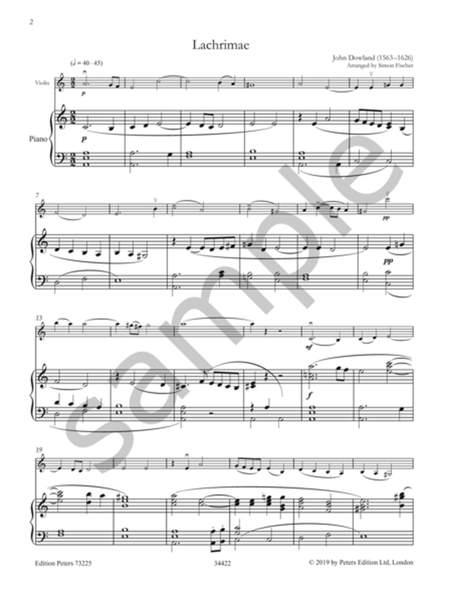 Transcriptions for Violin and Piano