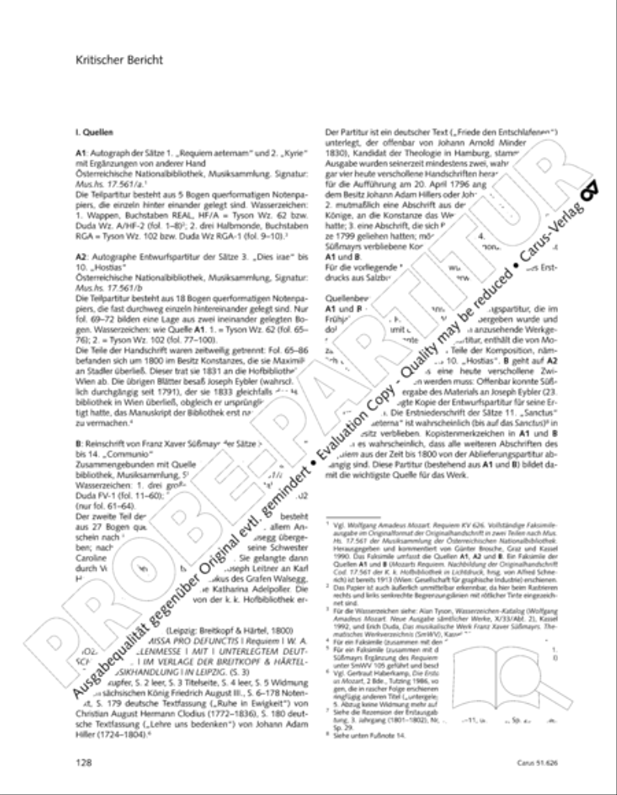 Missa longa in C major (Missa longa in C) 4-Part scores gallery preview page 140