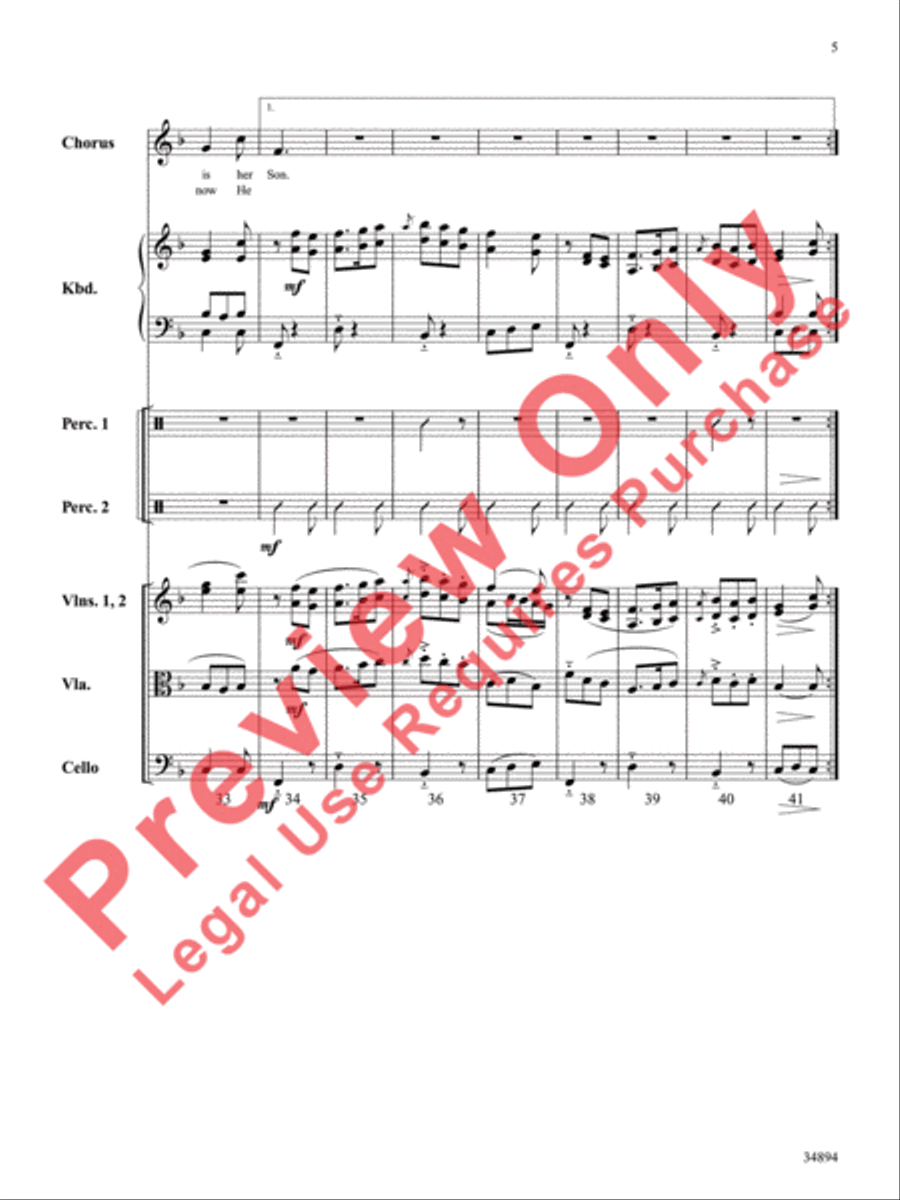 Bring a Torch Choir scores gallery preview page 6
