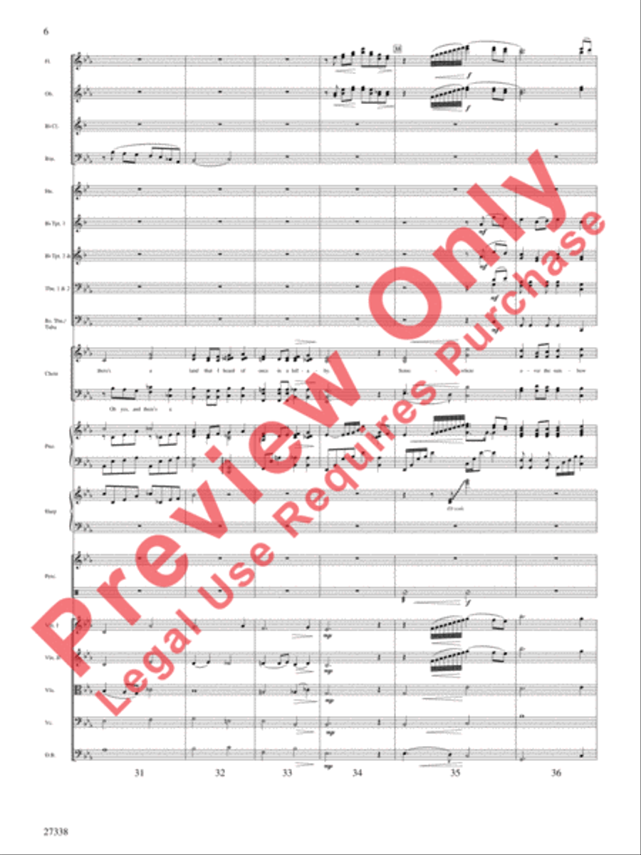 Over the Rainbow Over the Rainbow Choir scores gallery preview page 7