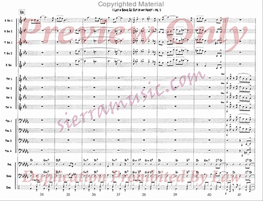 I Let A Song Go Out Of My Heart Jazz Ensemble scores gallery preview page 6
