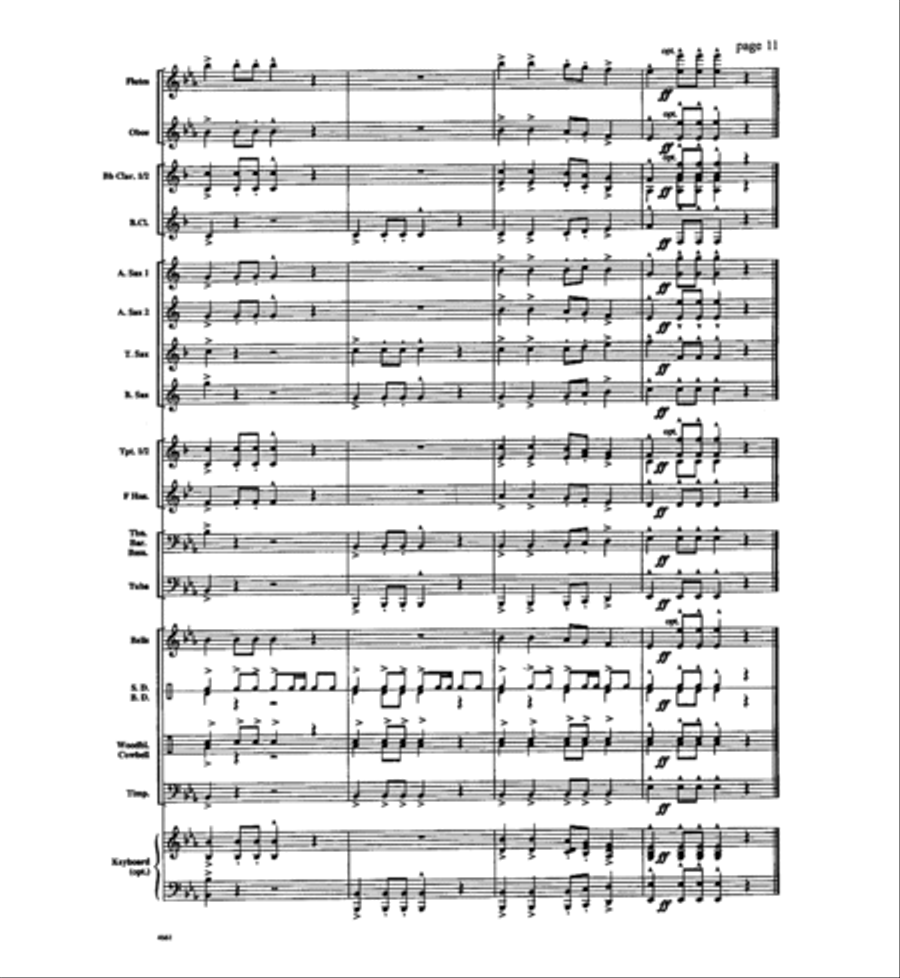 Taco Time Concert Band scores gallery preview page 10