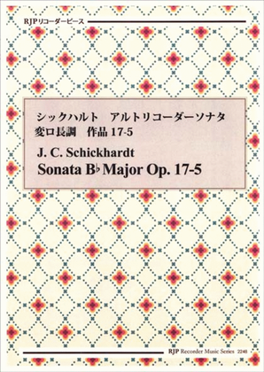 Sonata B-flat Major, Op. 17-5