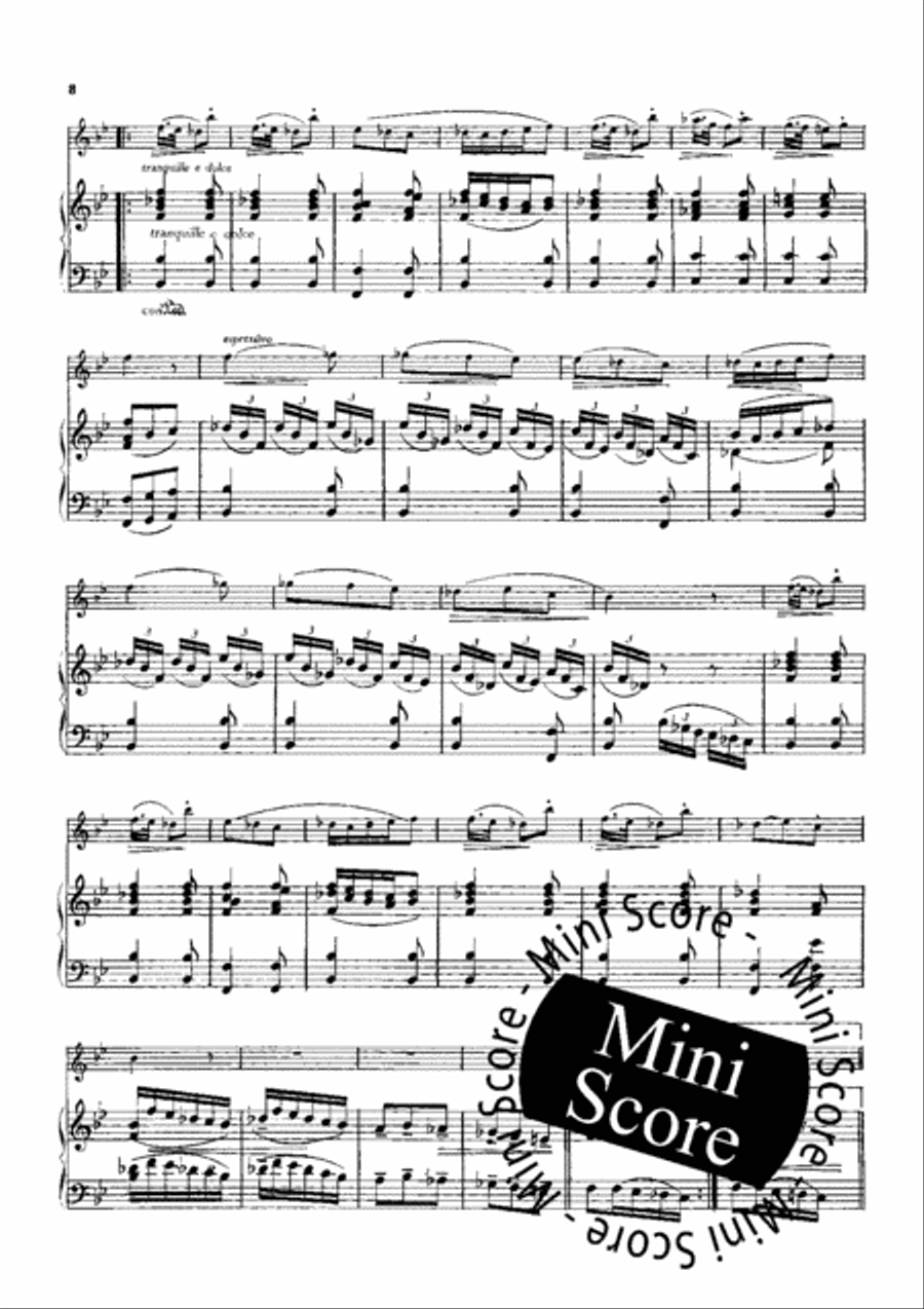 Sonate in Bb Clarinet scores gallery preview page 12