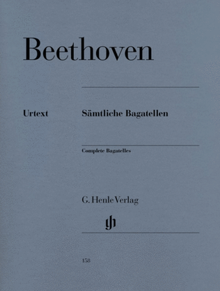 Book cover for Beethoven - Complete Bagatelles For Piano