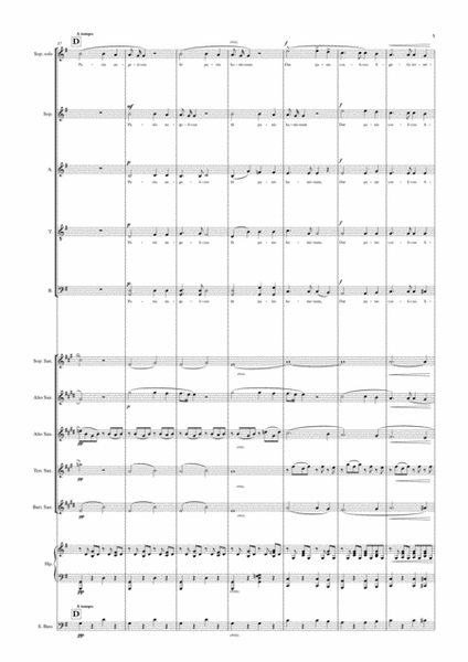 Saxophone Choir: César Franck _ Panis Angelicus image number null