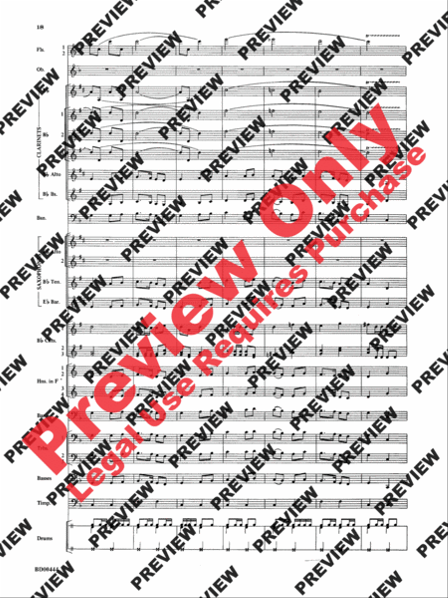 Lethbridge Overture Concert Band scores gallery preview page 19