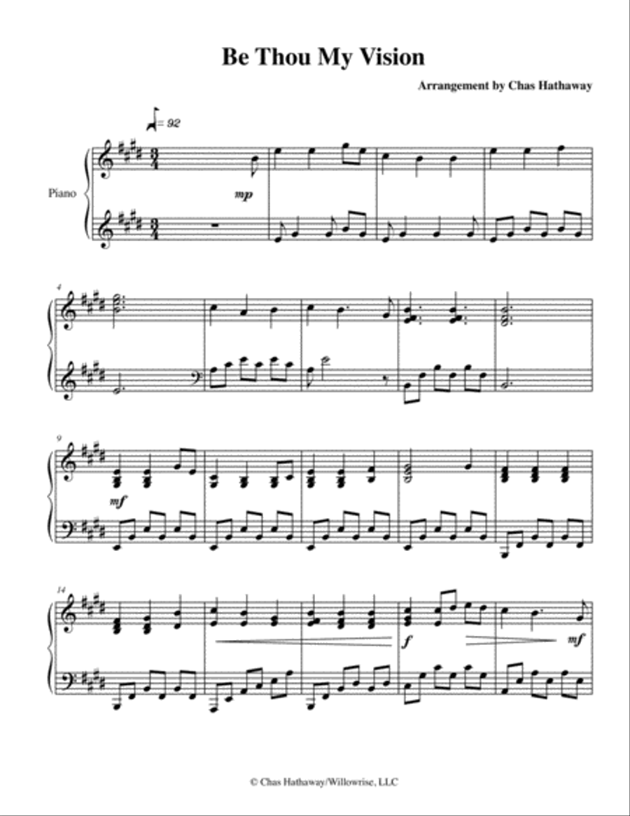 Peace, Be Still: Sheet Music Book Voice scores gallery preview page 5